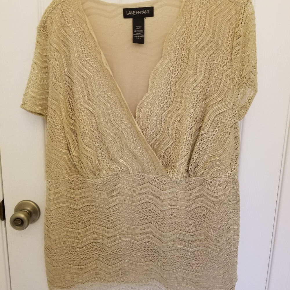Lane Bryant  Lace Blouse